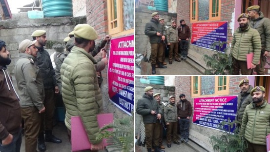 'Police Attaches Property of Drug Peddler Worth Lakhs Under NDPS Act In Srinagar.'